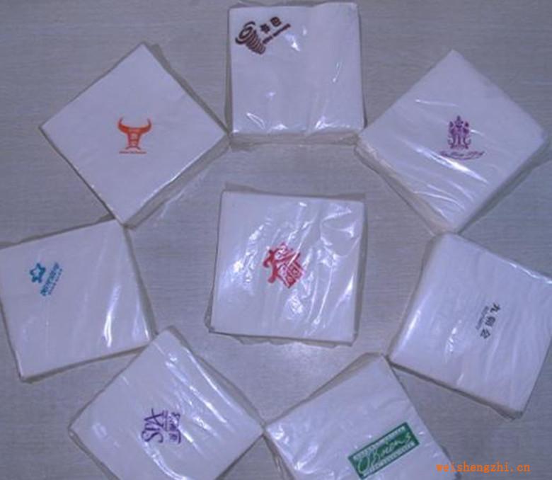 保質保量大連印標印字LOGO餐巾紙